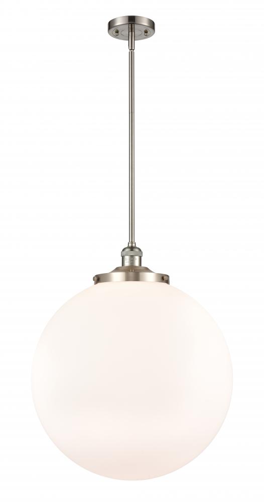 Beacon - 1 Light - 18 inch - Brushed Satin Nickel - Stem Hung - Pendant