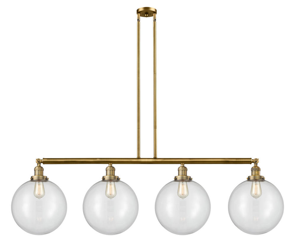 Beacon - 4 Light - 56 inch - Brushed Brass - Stem Hung - Island Light