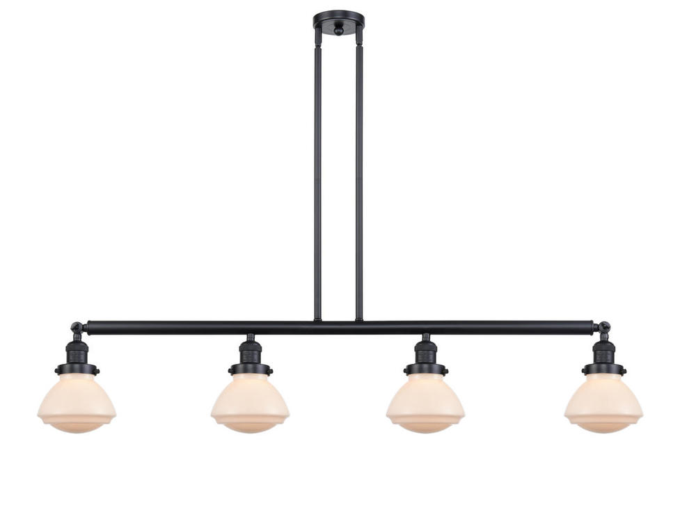 Olean - 4 Light - 51 inch - Matte Black - Stem Hung - Island Light