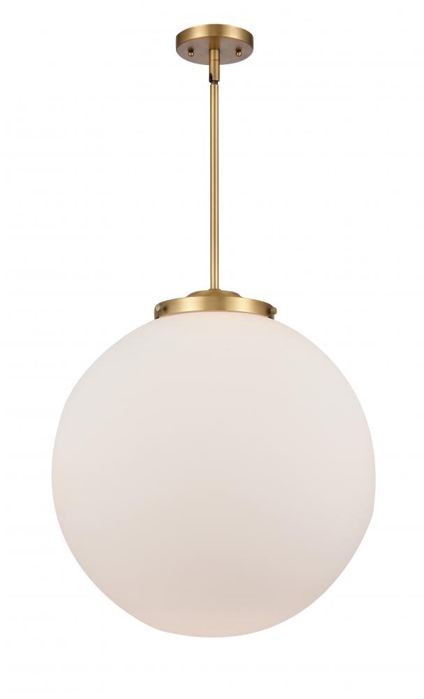 Beacon - 1 Light - 18 inch - Brushed Brass - Cord hung - Pendant