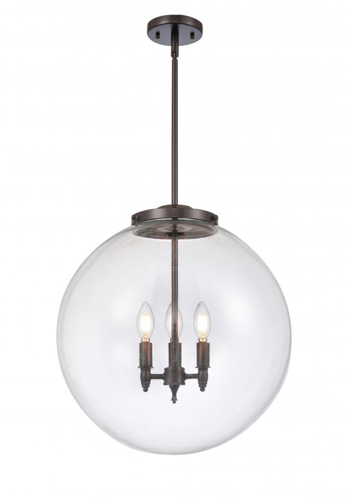 Beacon - 3 Light - 18 inch - Oil Rubbed Bronze - Cord hung - Pendant