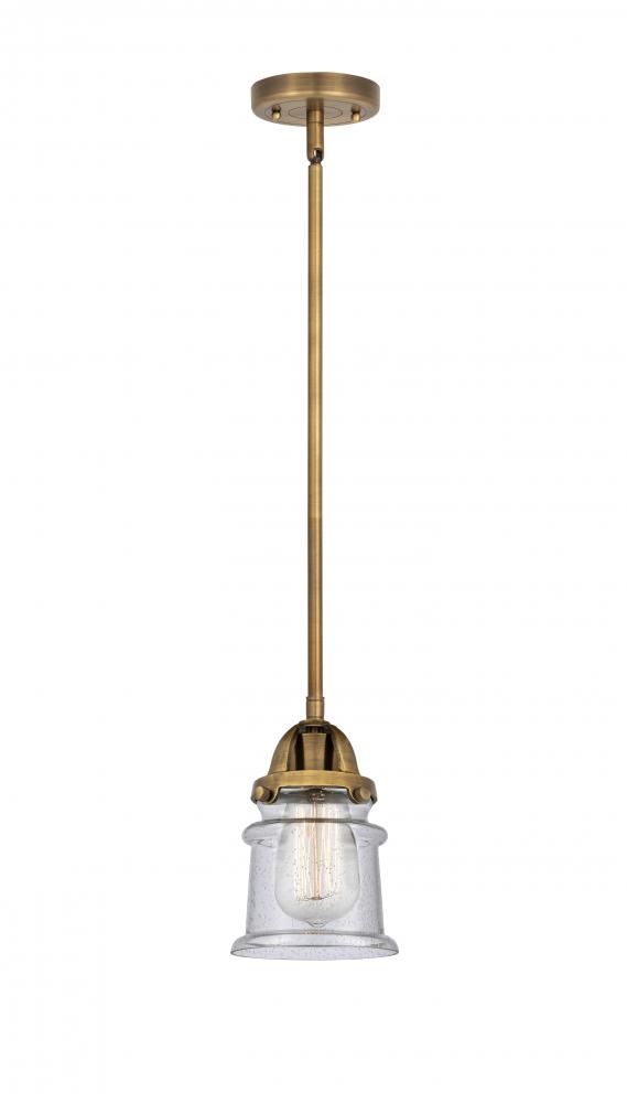 Canton - 1 Light - 5 inch - Brushed Brass - Cord hung - Mini Pendant