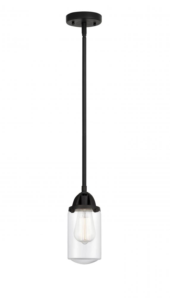 Dover - 1 Light - 5 inch - Matte Black - Cord hung - Mini Pendant