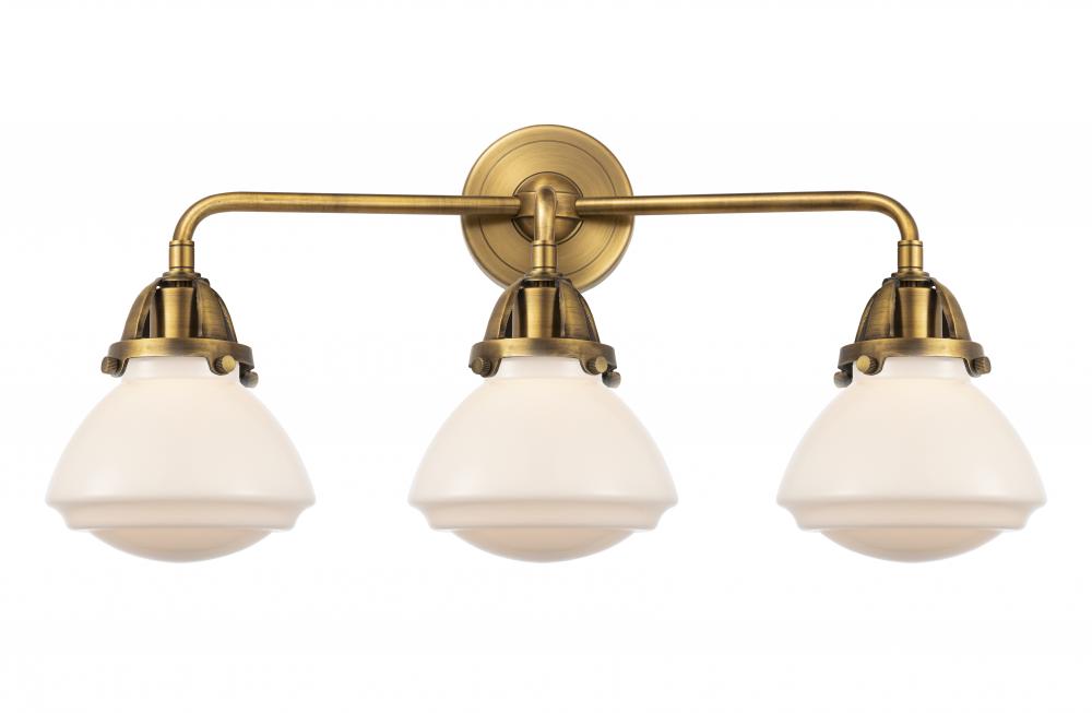 Olean - 3 Light - 25 inch - Brushed Brass - Bath Vanity Light