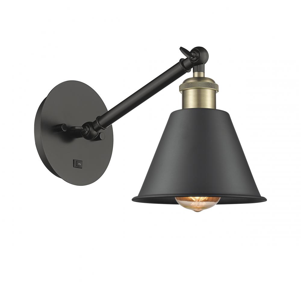 Smithfield - 1 Light - 7 inch - Black Antique Brass - Sconce