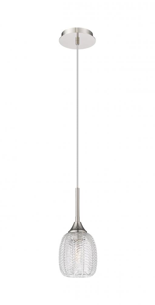 Berkshire - 1 Light - 6 inch - Polished Nickel - Cord Hung - Pendant