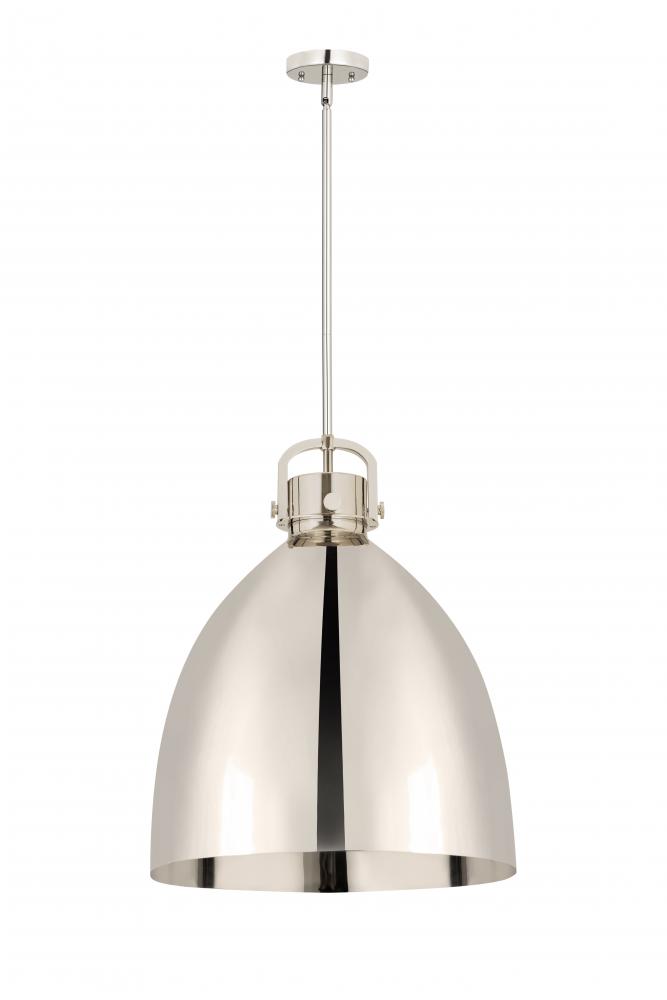 Newton Bell - 1 Light - 16 inch - Polished Nickel - Pendant