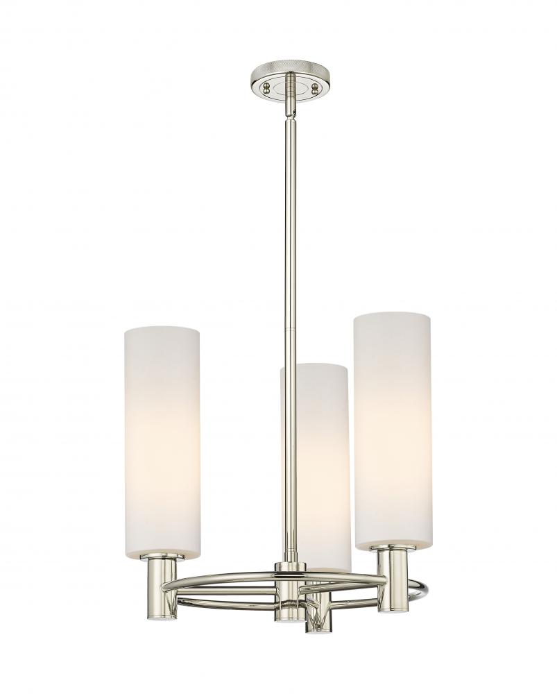 Crown Point - 3 Light - 18 inch - Polished Nickel - Pendant