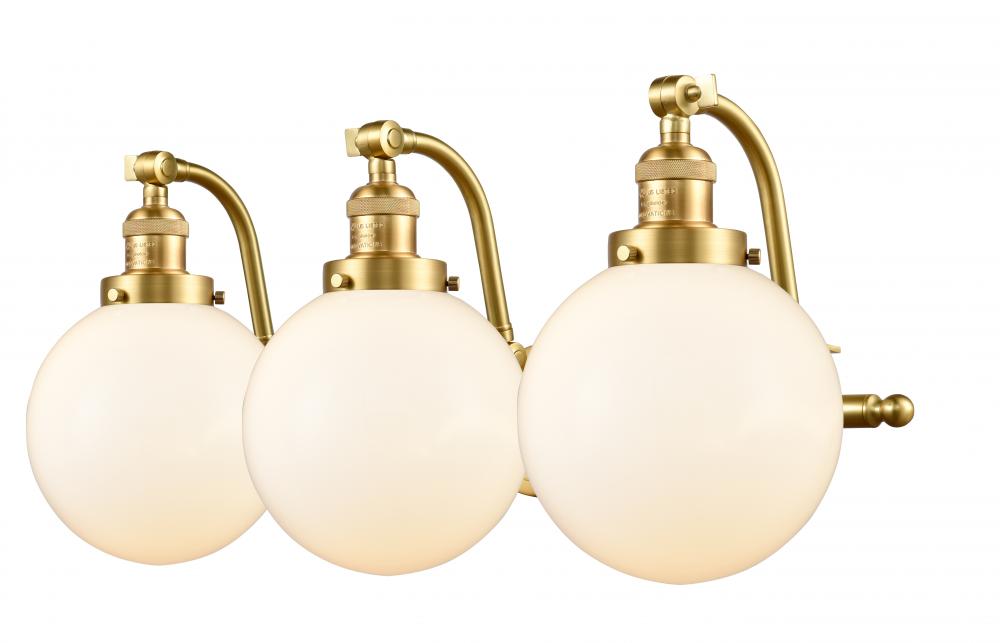 Beacon - 3 Light - 28 inch - Satin Gold - Bath Vanity Light