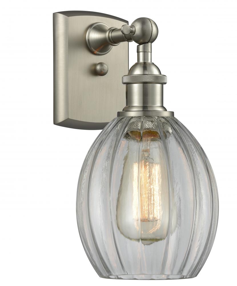 Eaton - 1 Light - 6 inch - Brushed Satin Nickel - Sconce