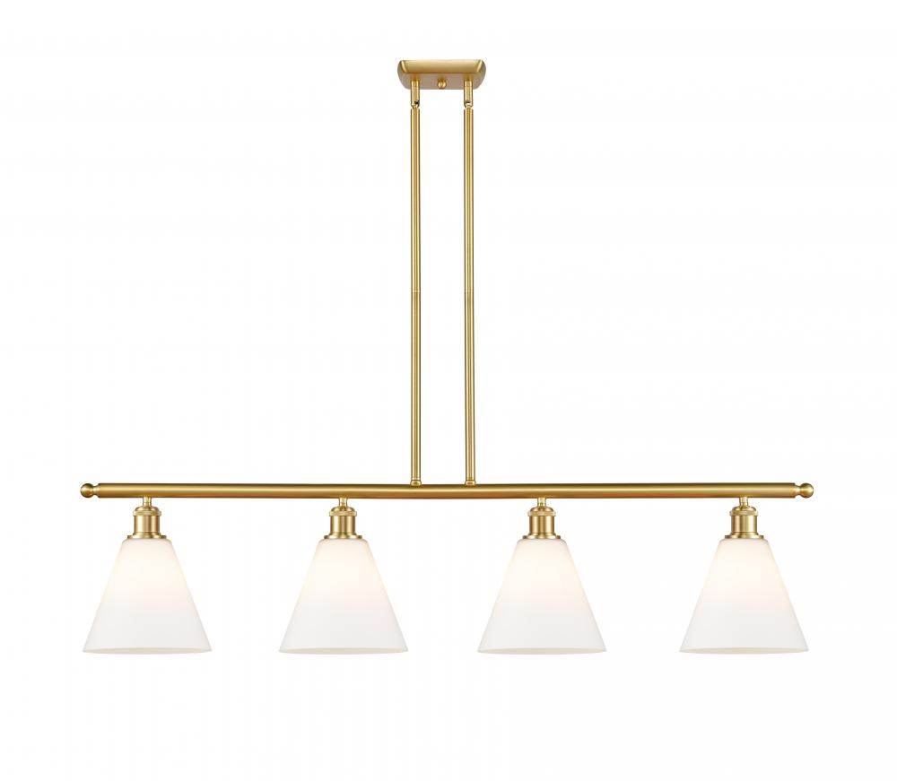 Berkshire - 4 Light - 48 inch - Satin Gold - Cord hung - Island Light