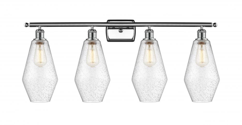 Cindyrella - 4 Light - 37 inch - Polished Chrome - Bath Vanity Light