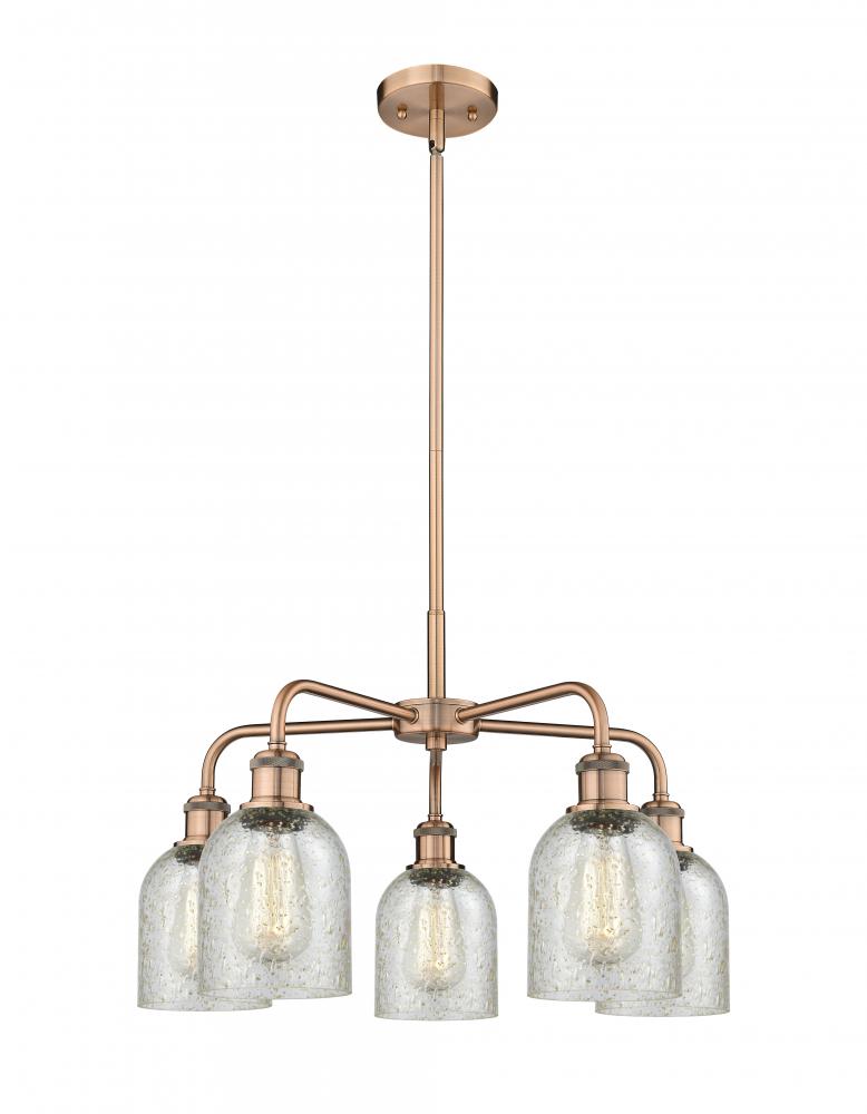 Caledonia - 5 Light - 23 inch - Antique Copper - Chandelier