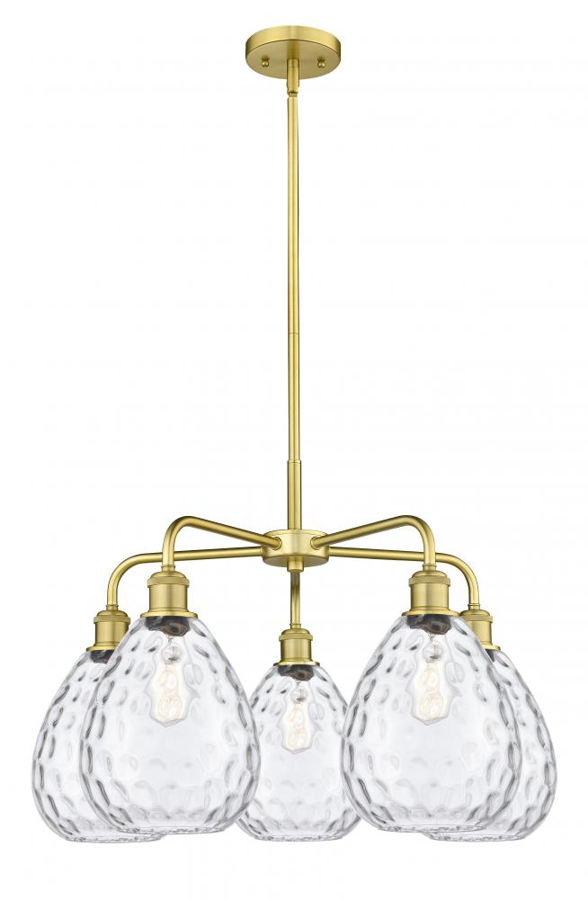 Waverly - 5 Light - 26 inch - Satin Gold - Chandelier