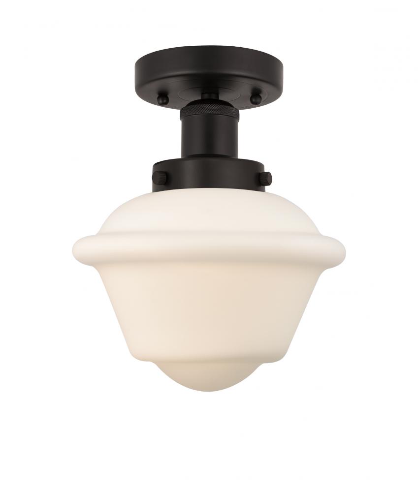 Oxford - 1 Light - 7 inch - Oil Rubbed Bronze - Semi-Flush Mount