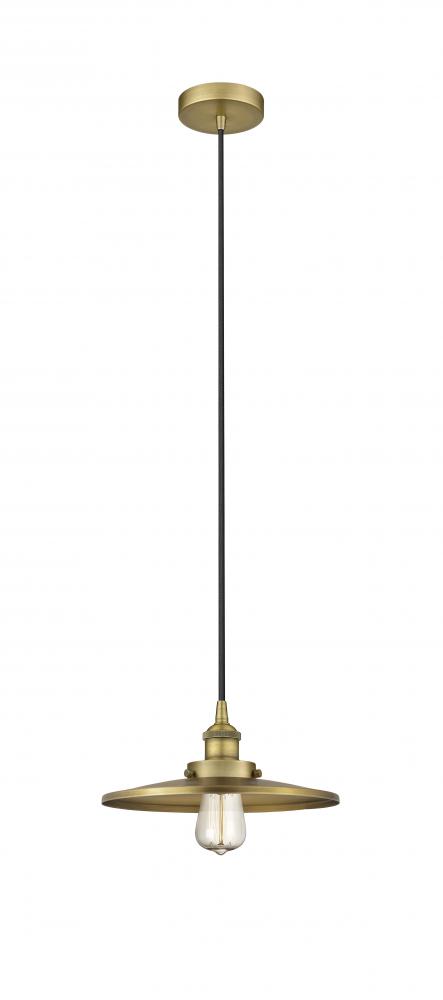 Appalachian - 1 Light - 12 inch - Brushed Brass - Cord hung - Mini Pendant