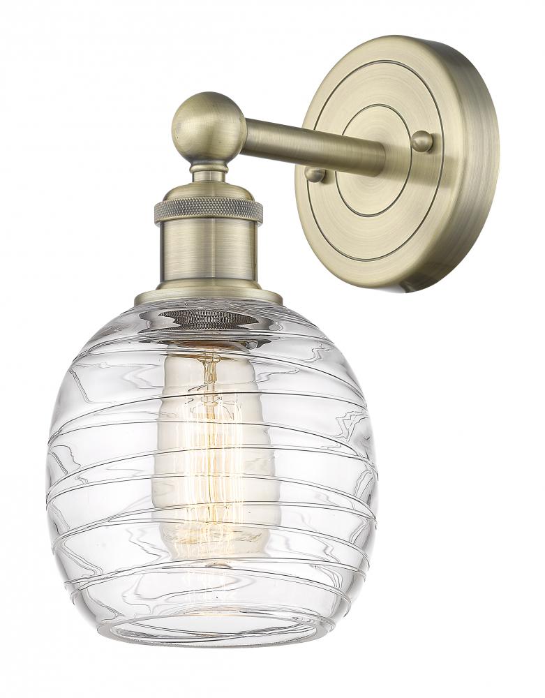 Belfast - 1 Light - 6 inch - Antique Brass - Sconce