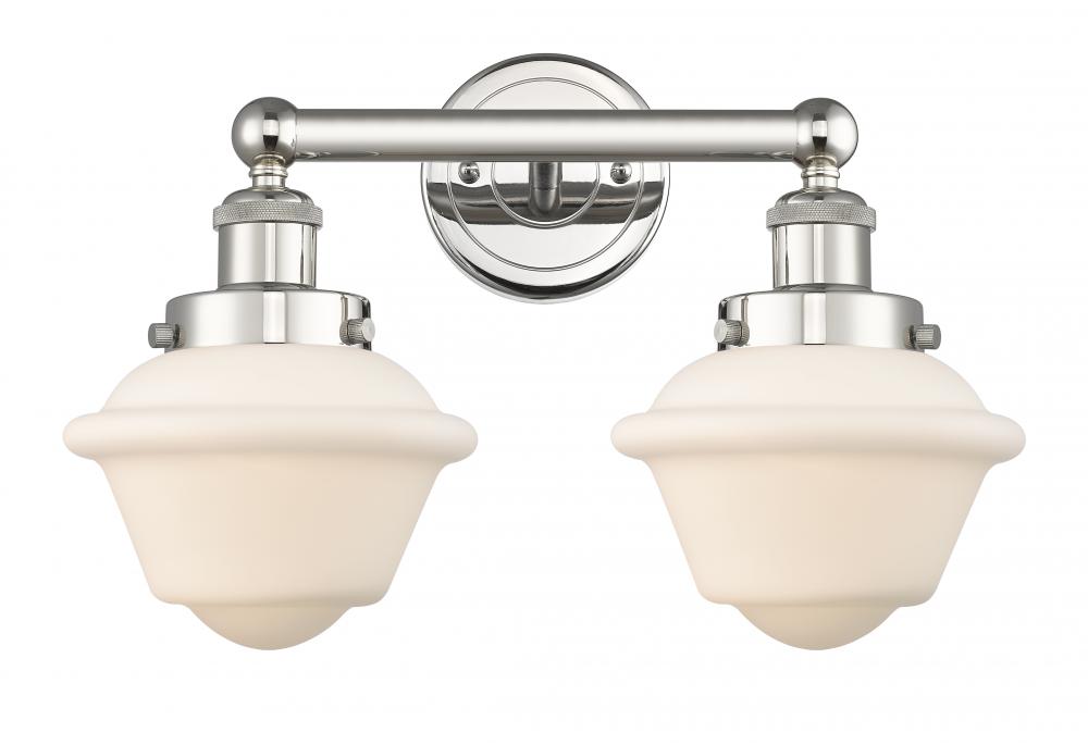 Oxford - 2 Light - 16 inch - Polished Nickel - Bath Vanity Light