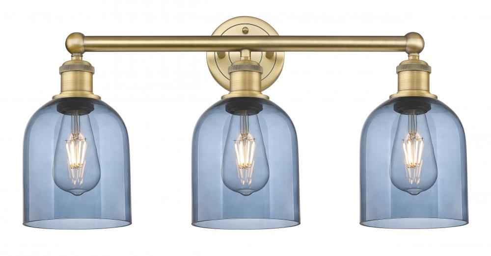 Bella - 3 Light - 24 inch - Brushed Brass - Bath Vanity Light