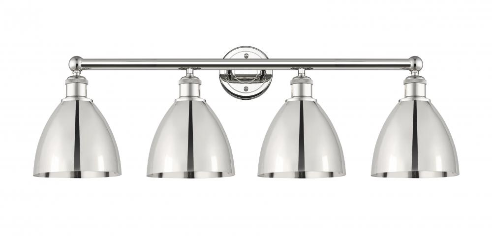 Bristol - 4 Light - 35 inch - Polished Nickel - Bath Vanity Light