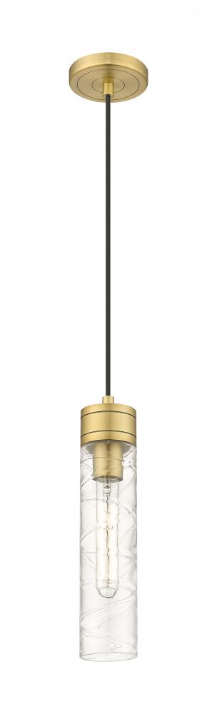 Boreas - 1 Light - 3 inch - Brushed Brass - Cord Hung - Mini Pendant