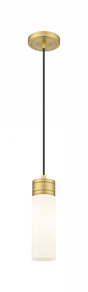 Boreas - 1 Light - 3 inch - Brushed Brass - Cord Hung - Mini Pendant