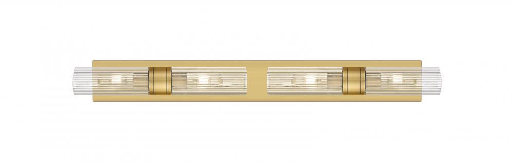 Boreas - 4 Light - 39 inch - Brushed Brass - Bath Vanity Light