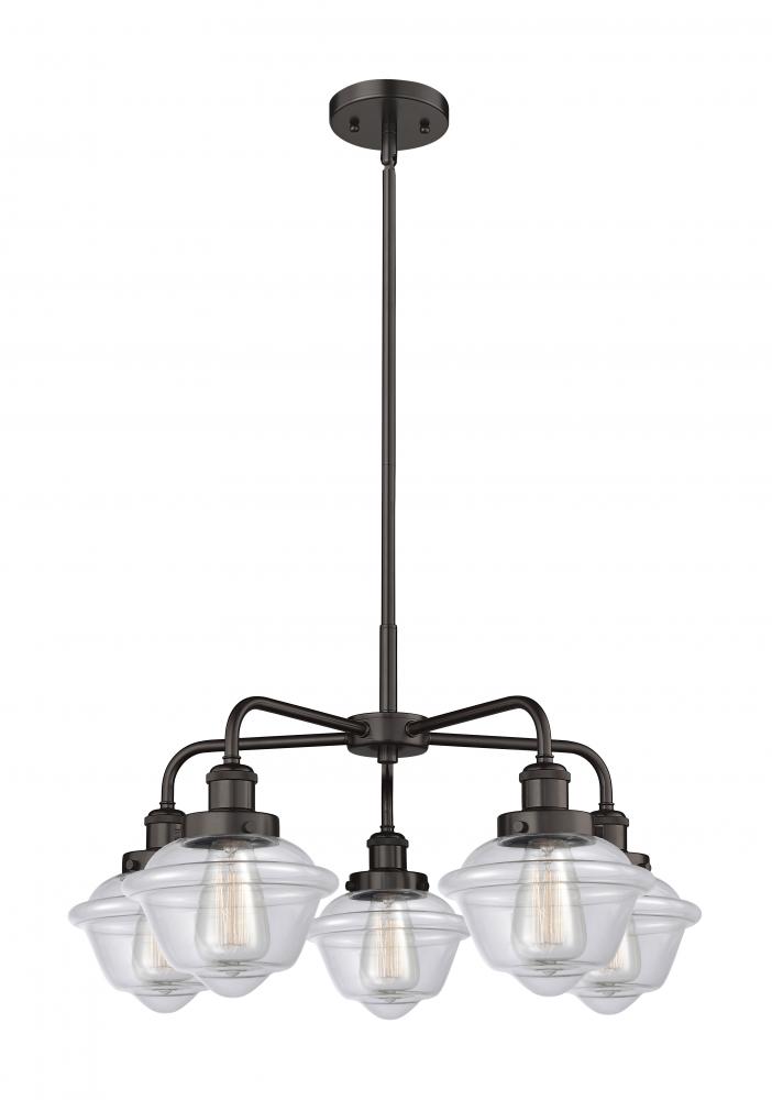 Oxford - 5 Light - 26 inch - Oil Rubbed Bronze - Chandelier