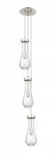 Innovations Lighting 103-451-1P-SN-G451-4SDY - Owego - 3 Light - 7 inch - Brushed Satin Nickel - Multi Pendant