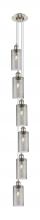 Innovations Lighting 106B-6P-SN-G434-7SM - Crown Point - 6 Light - 7 inch - Brushed Satin Nickel - Multi Pendant