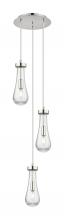 Innovations Lighting 113-451-1P-PN-G451-4SDY - Owego - 3 Light - 13 inch - Brushed Polished Nickel - Multi Pendant