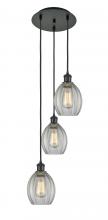 Innovations Lighting 113B-3P-BK-G82 - Eaton - 3 Light - 12 inch - Matte Black - Cord Hung - Multi Pendant