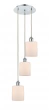 Innovations Lighting 113B-3P-PC-G111 - Cobbleskill - 3 Light - 12 inch - Polished Chrome - Cord Hung - Multi Pendant