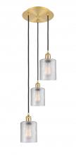 Innovations Lighting 113B-3P-SG-G112 - Cobbleskill - 3 Light - 12 inch - Satin Gold - Cord Hung - Multi Pendant