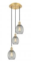 Innovations Lighting 113B-3P-SG-G82 - Eaton - 3 Light - 12 inch - Satin Gold - Cord Hung - Multi Pendant