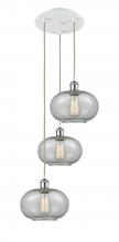 Innovations Lighting 113B-3P-WPC-G247 - Gorham - 3 Light - 16 inch - White Polished Chrome - Cord Hung - Multi Pendant