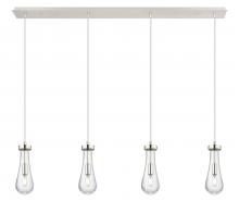 Innovations Lighting 124-451-1P-PN-G451-4CL - Owego - 4 Light - 49 inch - Polished Nickel - Linear Pendant