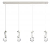 Innovations Lighting 124-451-1P-PN-G451-4SDY - Owego - 4 Light - 49 inch - Brushed Polished Nickel - Linear Pendant