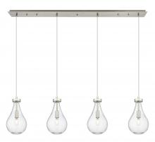 Innovations Lighting 124-451-1P-SN-G451-7SDY - Owego - 4 Light - 49 inch - Brushed Satin Nickel - Linear Pendant