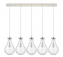 Innovations Lighting 125-451-1P-PN-G451-7CL - Owego - 5 Light - 37 inch - Polished Nickel - Linear Pendant