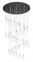 Innovations Lighting 160BK-B-31P-SN-G434-12SDY - Crown Point - 31 Light - 60 inch - Brushed Satin Nickel - Multi Pendant