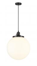 Innovations Lighting 201CSW-BK-G201-14 - Beacon - 1 Light - 14 inch - Matte Black - Cord hung - Mini Pendant