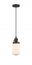 Innovations Lighting 201CSW-BK-G311 - Dover - 1 Light - 5 inch - Matte Black - Cord hung - Mini Pendant