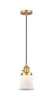 Innovations Lighting 201CSW-SG-G181S - Canton - 1 Light - 5 inch - Satin Gold - Cord hung - Mini Pendant