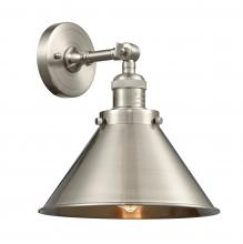 Innovations Lighting 203-SN-M10-SN-LED - Briarcliff - 1 Light - 10 inch - Brushed Satin Nickel - Sconce