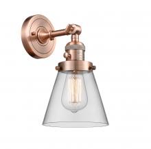 Innovations Lighting 203SW-AC-G62-LED - Cone - 1 Light - 6 inch - Antique Copper - Sconce