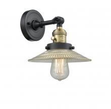 Innovations Lighting 203SW-BAB-G2-LED - Halophane - 1 Light - 9 inch - Black Antique Brass - Sconce