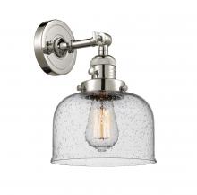 Innovations Lighting 203SW-PN-G74-LED - Bell - 1 Light - 8 inch - Polished Nickel - Sconce