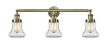 Innovations Lighting 205-AB-G192 - Bellmont - 3 Light - 30 inch - Antique Brass - Bath Vanity Light