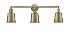  205-AB-M9-AB - Addison - 3 Light - 32 inch - Antique Brass - Bath Vanity Light